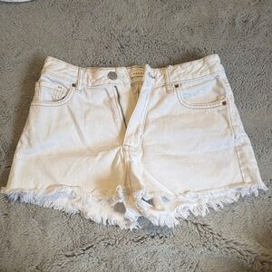 PacSun Women's White Jean Shorts